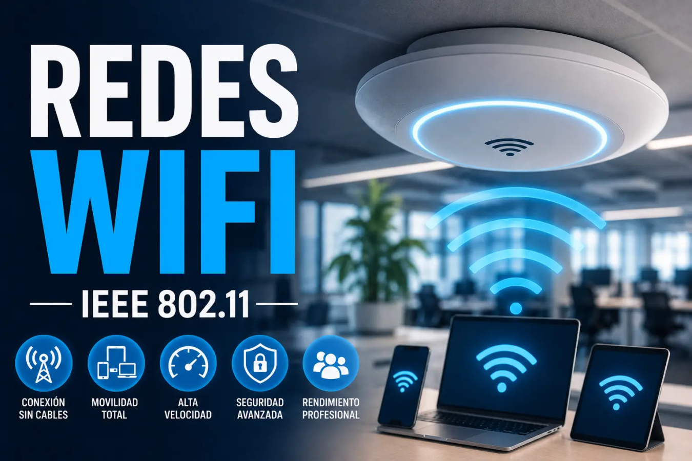 Redes Wi-Fi avanzadas para oficinas