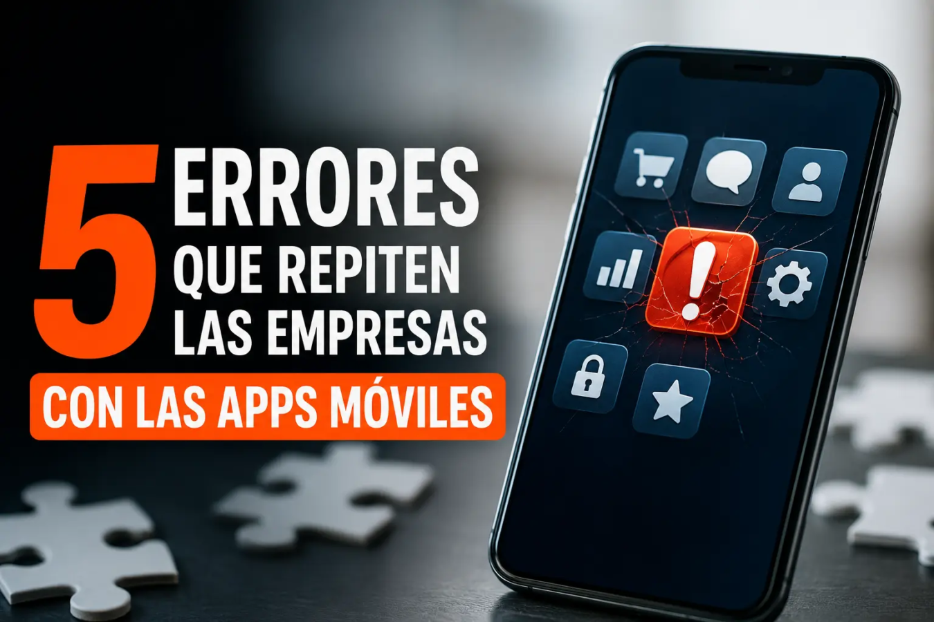 5 errores comunes en apps móviles