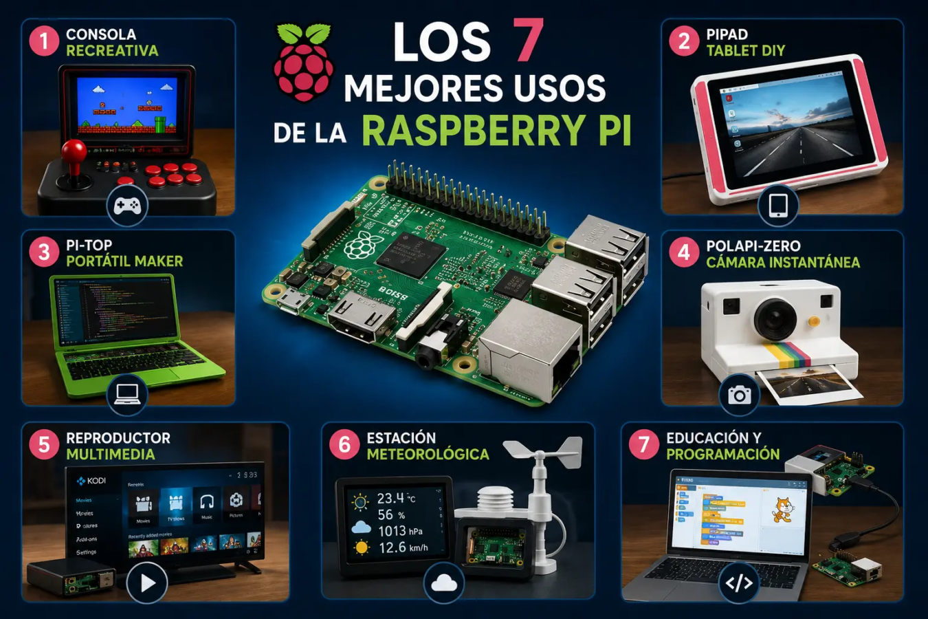 Los 7 mejores usos de Raspberry Pi
